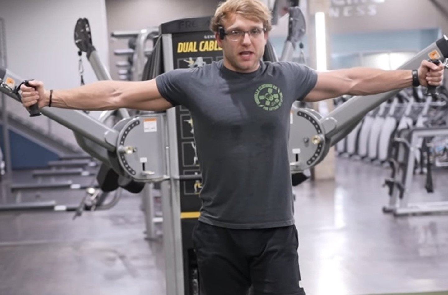 Personal trainer reflecting on their career in the gym