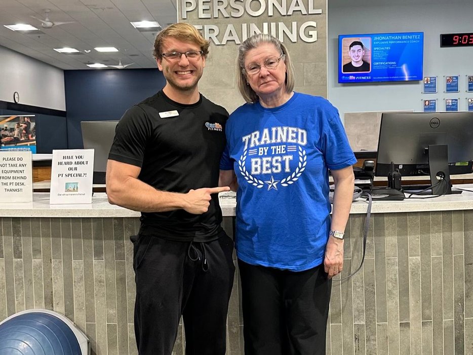 Debbie Saul training at B4 Fitness