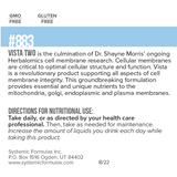 Systemic Formulas Vista Two #883