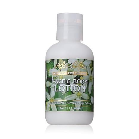 Aloe Life - Face & Body Lotion, Concentrated Formula, Hydrates Dry Skin, Contains Antioxidants, Minerals, & Herbal Extracts, Pleasant Grapefruit Scent, Safe For All Skin Types, Gluten-Free