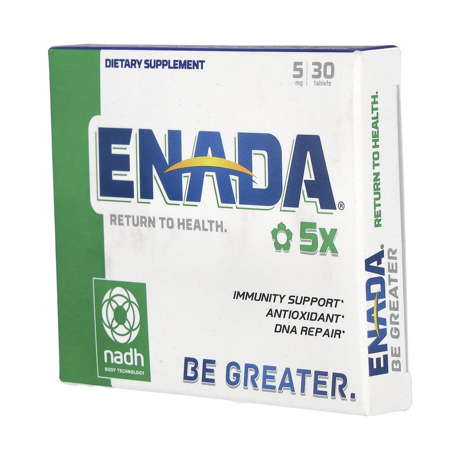5mg Enada Vitality - 30 Tablet Box (green)