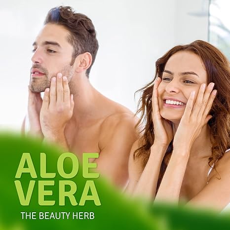 Aloe Life – Skin Gel & Herbs Ultimate Skin Treatment, 99% Certified Organic Whole Leaf Aloe Vera, Vitamins C, A, & E, Head-to-Toe Skin Care Support for the Whole Family, Fragrance-Free