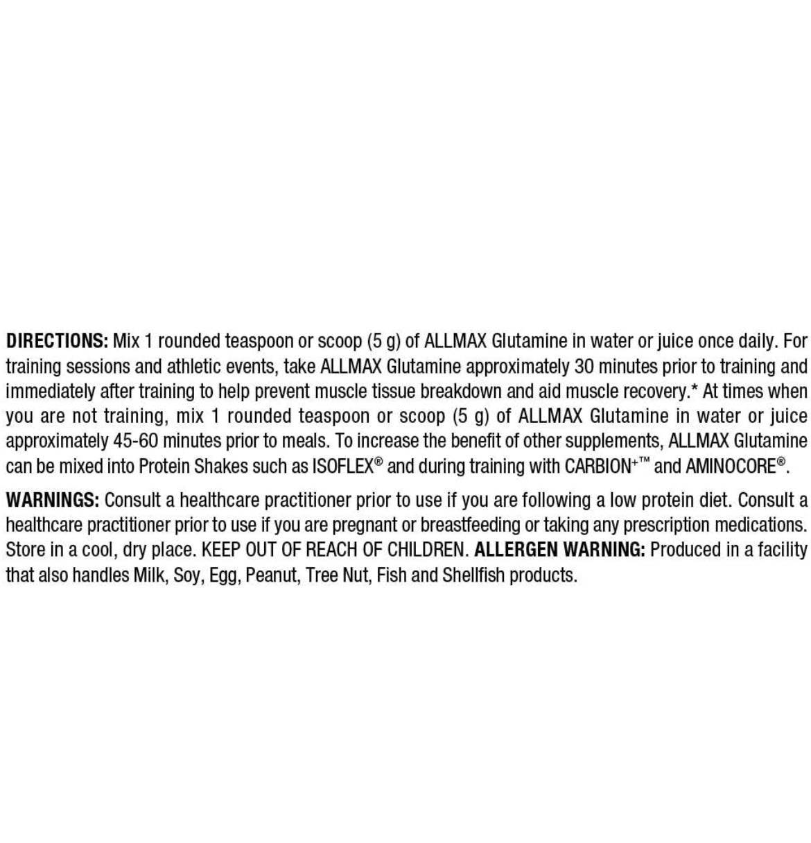 Allmax L Glutamine