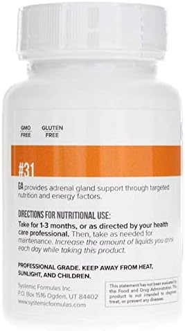 Systemic Formulas: #31 - Ga - Adrenal