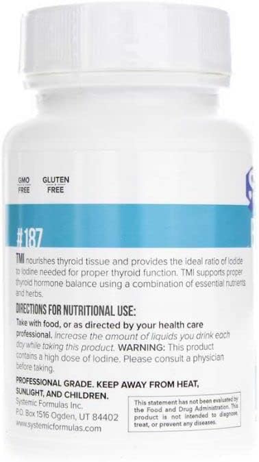 Systemic Formulas Bio Nutriment TMI Thyroid Metabolism + Iodine