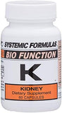 Systemic Formulas K Kidney Bio Function #56