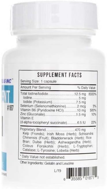 Systemic Formulas Bio Nutriment TMI Thyroid Metabolism + Iodine