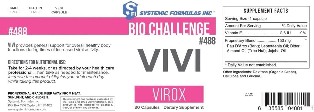 Systemic Formulas Bio Challenge #488 VIVI Virox