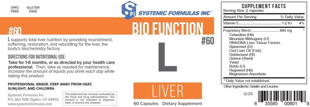 Systemic Formulas L - Liver