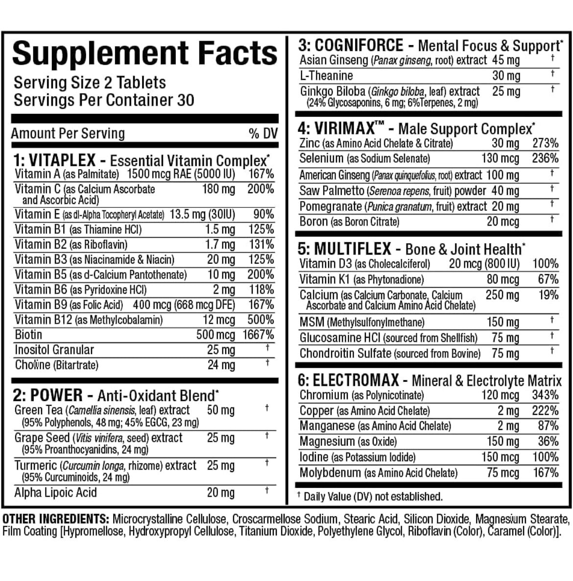 Allmax Vitaform Men's Multivitamin