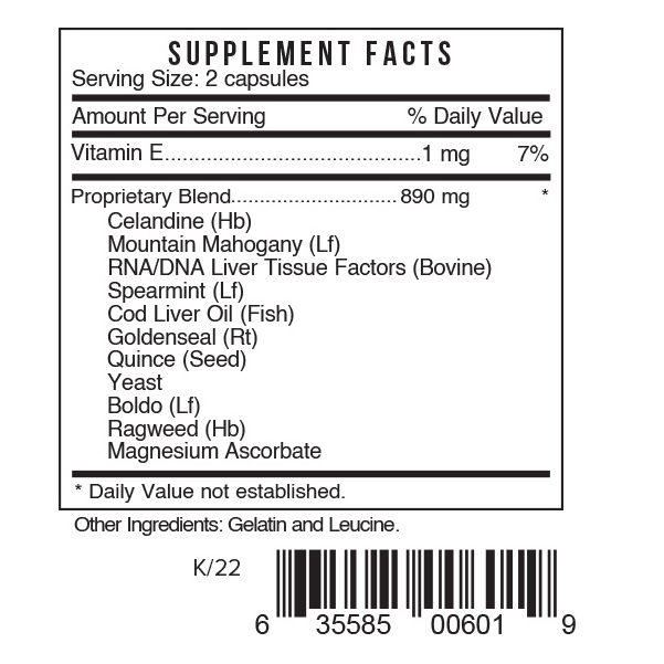 Systemic Formulas L - Liver