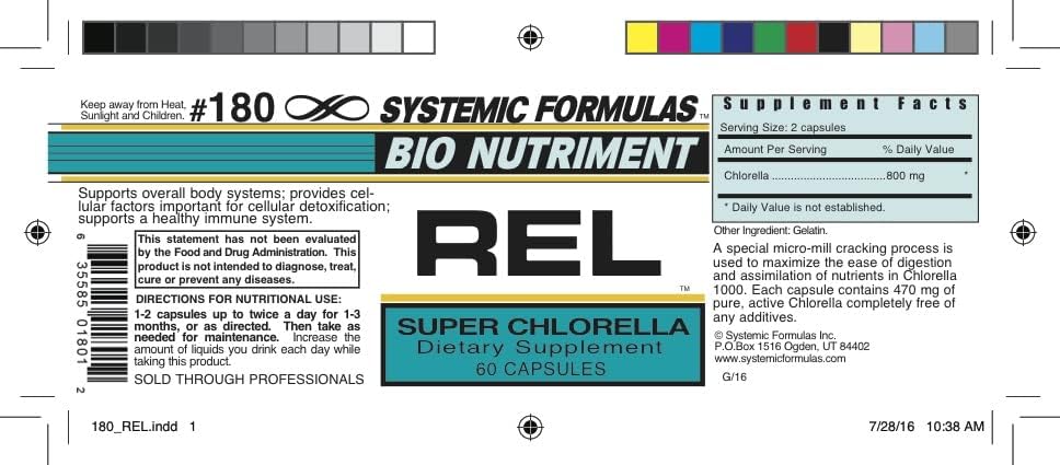 Systemic Formulas REL - CHLORELLA