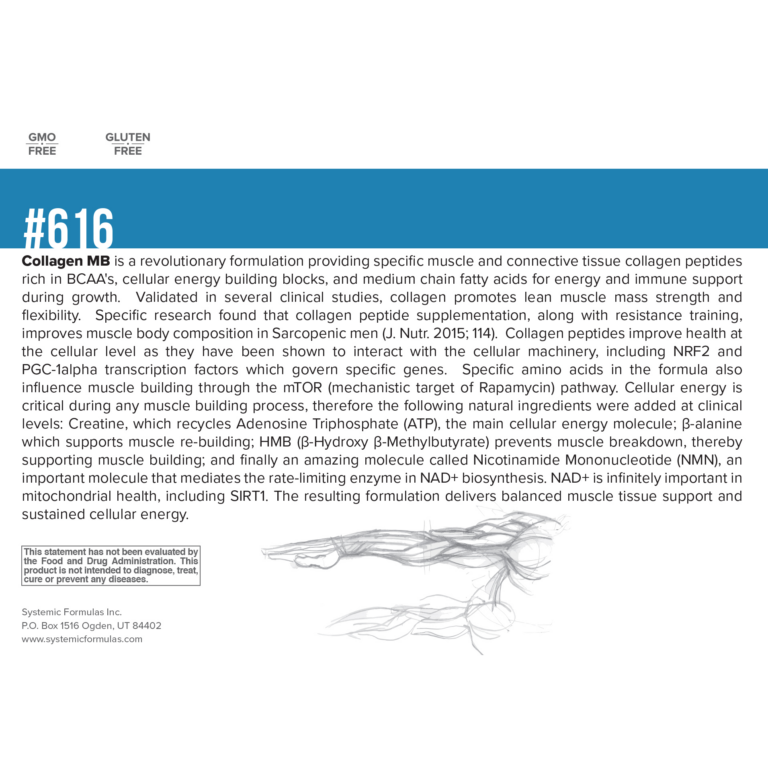 Systemic Formulas Collagen MB #616 Collagen Muscle Builder