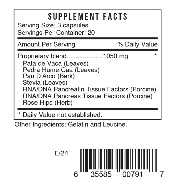 Systemic Formulas PS Pancreas S