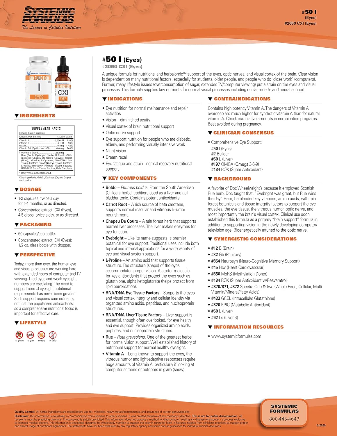 Systemic Formulas Bio Function I - Eyes
