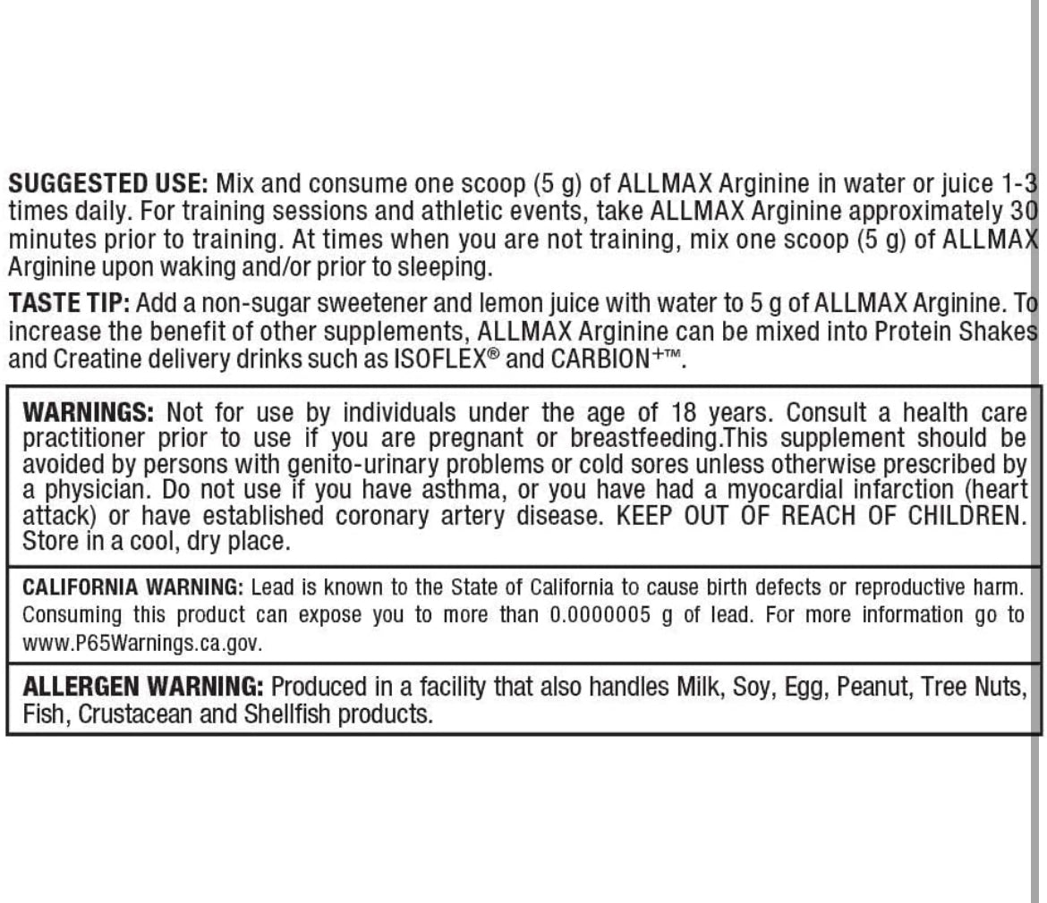 Allmax Arginine HCL