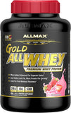 Allmax gold standard whey protein, best protein powder, strawberry flavor, cheap protein powder for women or men, low calorie protein powder, clean protein powder, iso whey protein, whey protein concentrate, whey isolate protein powder, best protein powder for weight loss, best tasting protein powder, good for high protein breakfast, protein shakes, protein drinks