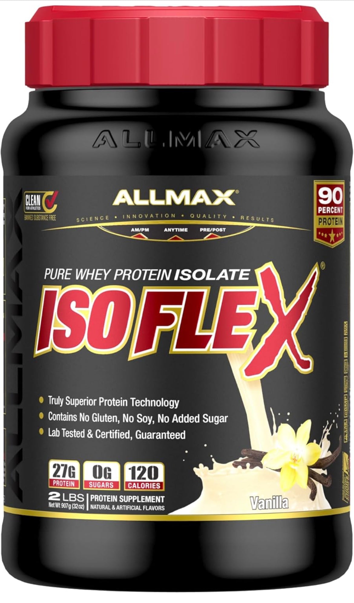Allmax gold standard whey protein, best vanilla protein powder, cheap protein powder for women or men, low calorie protein powder, clean protein powder, iso whey protein, whey protein concentrate, whey isolate protein powder, best protein powder for weight loss, best tasting protein powder, good for high protein breakfast, protein shakes, protein drinks