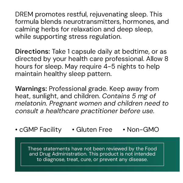 Systemic Formulas: #427 - DReM - Sleep Aid