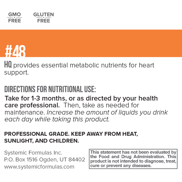 Systemic Formulas: #48 - Hq - Heart Energy