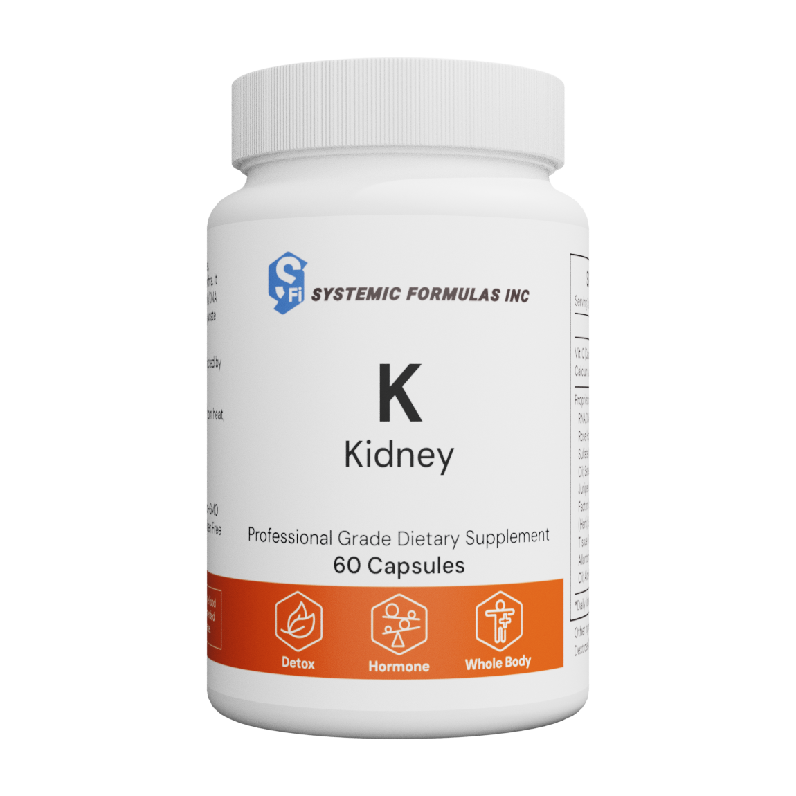 Systemic Formulas K Kidney Bio Function #56