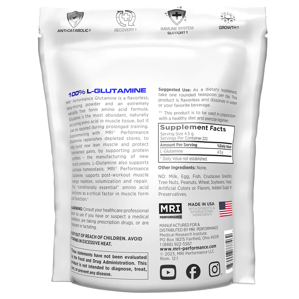 MRI Performance Glutamine 1000 Gram