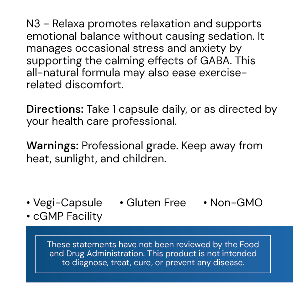 Systemic Formulas Bio Function N3 Relaxa