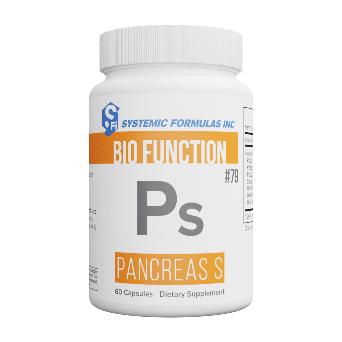 Systemic Formulas PS Pancreas S