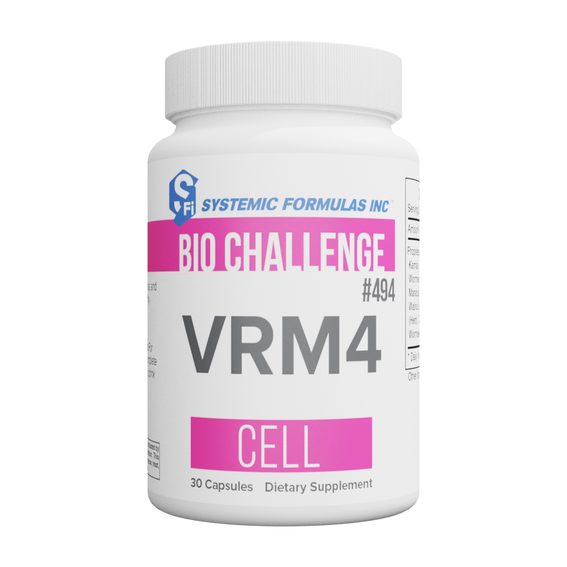 VRM4 - CELL 30 Capsules by Systemic Formulas