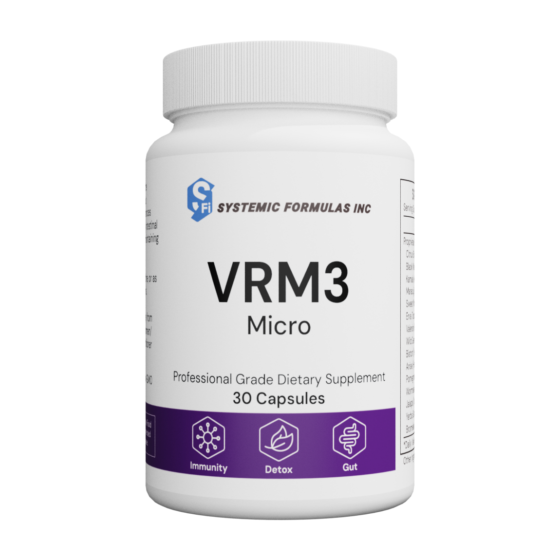 Systemic Formulas Bio Challenge VRM3 30 Capsules
