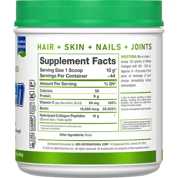 Allmax Grass Fed Collagen